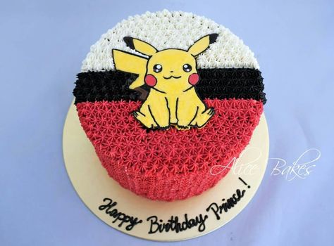 Pokemon Cake Buttercream, Power Ranger Cake, Customised Cakes, Pokémon Party, Buttercream Cake Designs, Pokemon Cake, Cake Buttercream, Pokemon Birthday Party, Pokemon Party