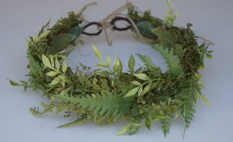 Green Flower Crown, Vine Crown, Greenery Crown, Woodland Crown, Bridesmaid Crown, Event Decorating, Fairy Crown, Flower Girl Crown, Girls Crown