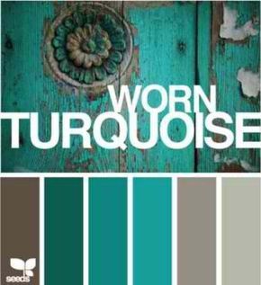 gray teal coral living room | dark grey with a teal/aqua and coral accents for living room? | For the Home Coral Living Rooms, Bd Design, Design Seed, Bedroom Turquoise, Teal Living Rooms, Family Room Makeover, Turquoise And Brown, Palette Design, Kitchen Paint Colors