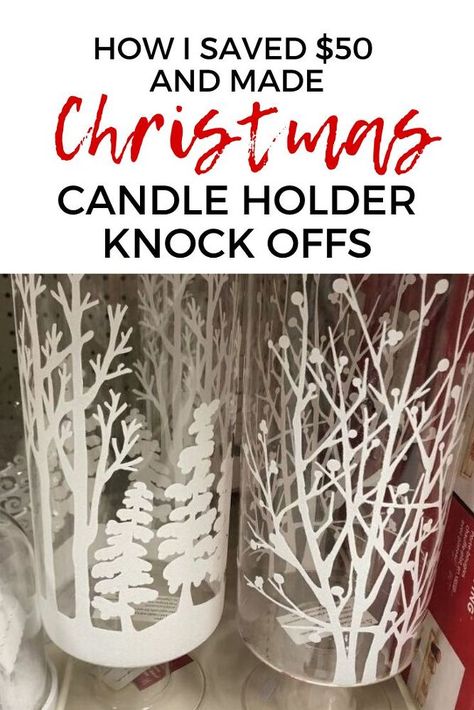 If you love Cricut Diys projects you'll love this DIY Christmas decoration idea for the home. Decorate your home for Christmas on a budget with this cricut crafts candle jar you can put on your mantel. #christmas #holidaydiy #cricut Cricut Candles, Cricut Projects Christmas, Christmas Candle Jars, Christmas Candles Diy, Cricut Christmas Ideas, Christmas Craft Ideas, Christmas Vases, Idee Cricut, Silhouette Christmas