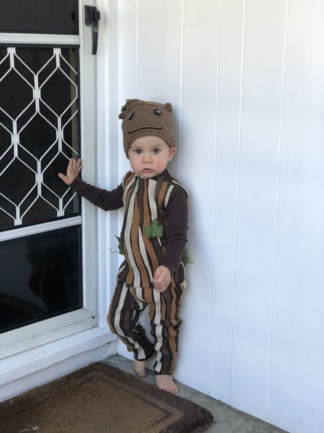 Diy Groot Costume For Kids, Groot Costume Diy, Groot Costume For Kids, Baby Groot Costume, Diy Customes, Groot Halloween Costume, Groot Costume, Marvel Halloween Costumes, Costume Toddler