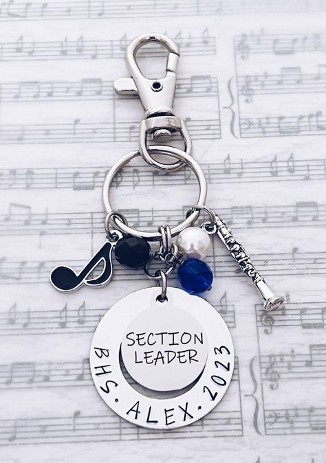 Section Leader Band, Senior Night Band Gift Ideas, Band Section Leader Ideas, Marching Band Crafts, Color Guard Gift Ideas, Senior Band Gifts, Marching Band Senior Night Gift Ideas, Band Snacks, Band Gift Ideas