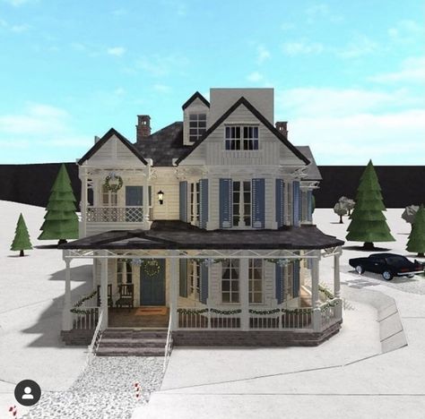 Cottage Core Bloxburg House, Bloxburg Cottage, Two Story House Design, House Plans With Pictures, House Decorating Ideas Apartments, Small House Layout, Tiny House Layout, Diy House Plans, House Floor Design