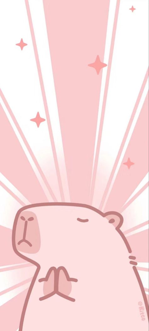 Capybara Iphone Wallpapers, Kapibara Wallpaper, Cool Ipad Wallpapers, Pink Capybara, Capybara Aesthetic, Capybara Wallpaper, Pink Wallpaper Laptop, Cute Home Screens, Art Jokes