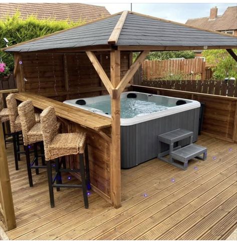 Hot Tub Landscaping, Hot Tub Patio, Outdoor Hot Tub, Hot Tub Gazebo, Hot Tub Deck, Hot Tub Backyard, Hot Tub Garden, Backyard Renovations, Backyard Remodel