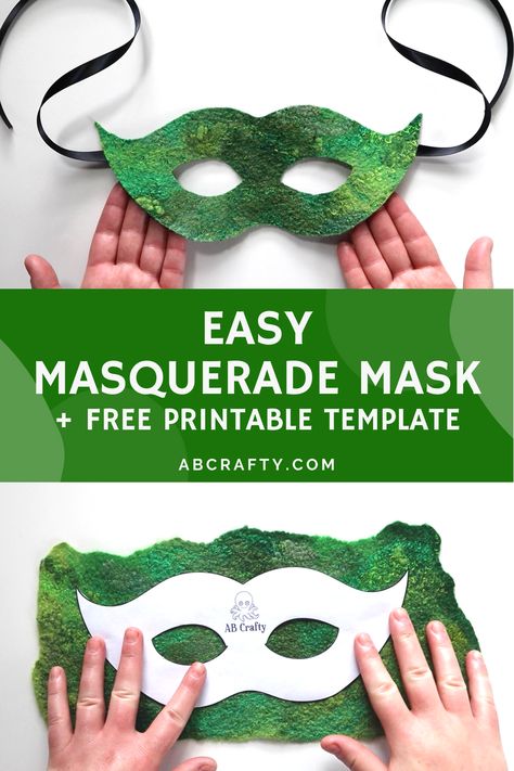 Make Masquerade Mask, Masquerade Mask Template Pattern, Easy Masquerade Mask, Mascarade Mask Diy How To Make, Diy Eye Mask Costume, Fairy Mask Diy, Diy Carnival Mask, Felt Mask Pattern, Diy Masquerade Mask Template