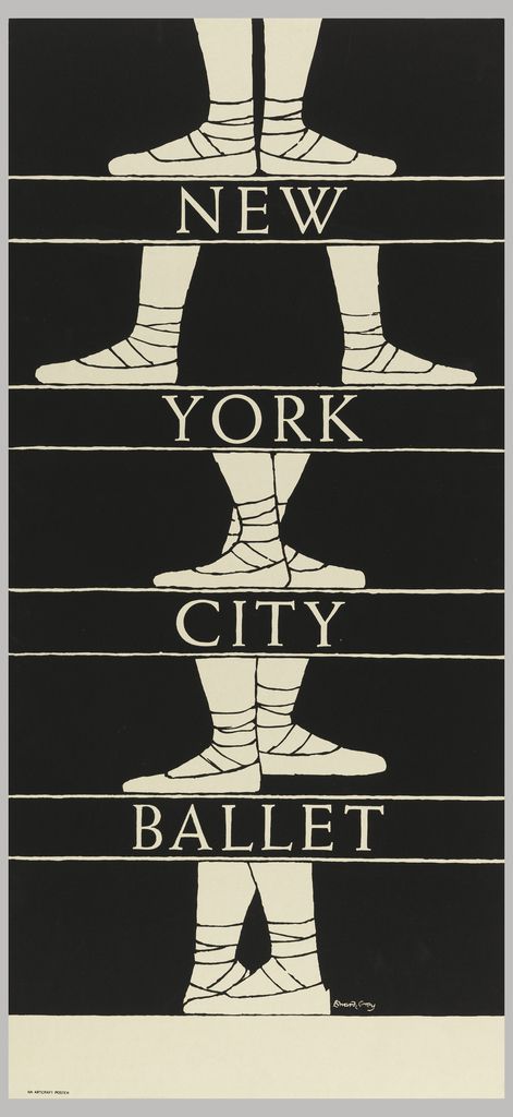 Ballet Poster, George Segal, New York City Ballet, Ballet Posters, I Love New York, Edward Gorey, Autumn In New York, Dance Poster, Dance Lover