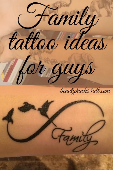 Tattoos Representing Family, Tattoos Meaning Family, Family Heart Tattoos, Infinity Tattoo Family, Family Sleeve Tattoo, Last Name Tattoos, Matching Family Tattoos, Simbols Tattoo, Family Name Tattoos