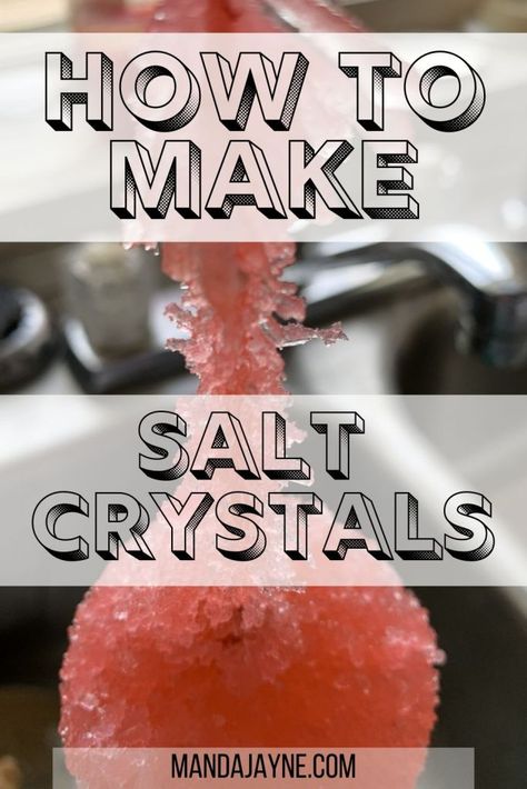 Homemade Crystals, Geode Party, Simple Stem Projects, Borax Crystals Diy, Epsom Salt Crystals, Crystals For Kids, Make Crystals, Grow Your Own Crystals, Borax Crystals