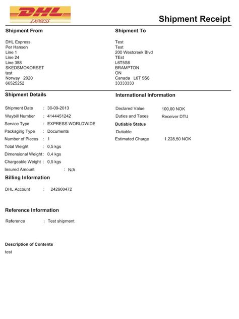 Dhl Delivery Package Format, Parcel Delivery Billing Format, Dhl Delivery Package, Fedex Delivery Package Billing Format, Fedex Shipping Receipt, Delivery Format For Yahoo, Fedex Delivery Package Format, Shipment Receipt, Bank Format