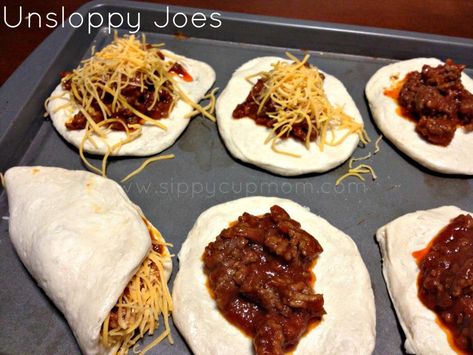 Making UnSloppy Joes Recipes Without Butter, Unsloppy Joes, Grands Biscuits, Biscuits Recipes, Sloppy Joe Sauce, Burrito Recipe, Meals Ideas, Sloppy Joe, Sloppy Joes