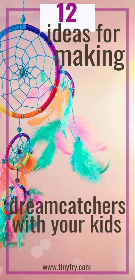 Looking for step by step DIY instructions for making a dreamcatcher for kids? We've compiled the 12 best tutorials. Pick your favorite design and get started now! Dream Catcher Kids Craft, Easy Diy Dream Catcher Simple, How To Make A Dream Catcher Step By Step, Dream Catchers For Kids, Dream Catcher Craft For Kids, Kids Dream Catcher, Dreamcatchers For Kids, Diy Dream Catcher For Kids, Diy Dream Catchers