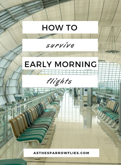 Surviving Early Morning Flights | Travel Tips | Travelling | Airport Hacks #traveltips #airporttips #travelling Early Morning Flight, Airport Hacks, Morning Flight, Flight Tips, Travel Airport, Quick Weekend Getaways, Airport Tips, Flight Essentials, Travel Safety