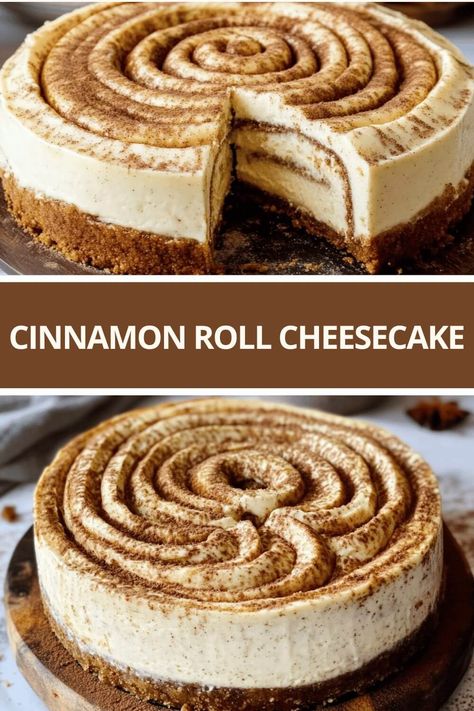 Cinnamon Roll Cheesecake Recipe Cheesecake Recipes Cool Whip, Honeybun Cinnamon Roll Cheesecake, Cinnamon Honeybun Cheesecake, Cinnamon Honey Bun Cheesecake, Cheesecake Factory Vanilla Bean Recipe, Cheesecake Bundt Cake Recipes, Cinnamon Cheesecake Recipe, Cinnamon Roll Cheesecake With Cream Cheese Frosting, Cinnamon Bun Cheesecake Recipe