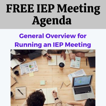 Free IEP Meeting Agenda Iep Meeting Agenda, Special Education Resource Teacher, Data Collection Special Education, Resource Teacher, Teaching Us History, Teaching American History, Be More Organized, Iep Meetings, Sped Classroom