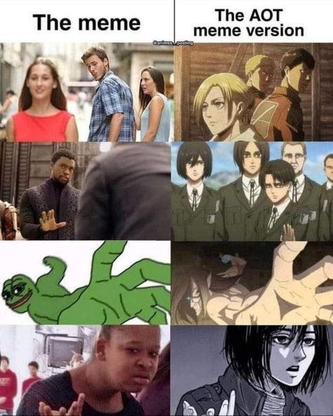 Aot X Naruto, Aot Memes Funny, Meme Aot, Aot Meme, Aot Titans, Template Meme, Levi Aot, Attack On Titan Meme, Aot Funny