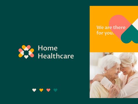 Medicare Logo, Healthcare Inspiration, Healthcare Advertising, Healthcare Branding, Healthcare Logo, Public Space Design, Healthcare Marketing, Identity System, Nurse Design