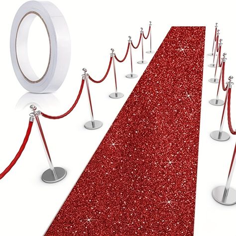 Faster shipping. Better service Christmas Party Outdoor, Thanksgiving Accessories, Red Carpet Party, Carpet Tape, Hollywood Red Carpet, Red Carpet Runner, Hollywood Theme, Prom Theme, Buying Carpet