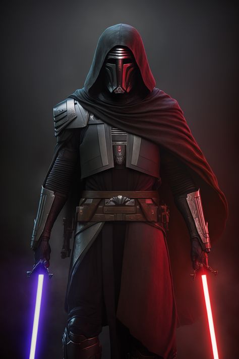 Darth Revan, Sith Lord. #starwars Sith Lord Art, Star Wars Revan, Sith Cosplay, Star Wars Symbols, Starwars Jedi, Star Wars Dark Side, Darth Revan, Sith Lords, Sith Empire