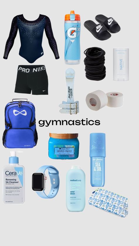 Gymnastics Bags, Gymnastics Tricks, Gymnastics Training, Amazing Gymnastics, Emergency Bag, Gymnastics Outfits, Skin Cleanser Products, Room Essentials, Rhythmic Gymnastics