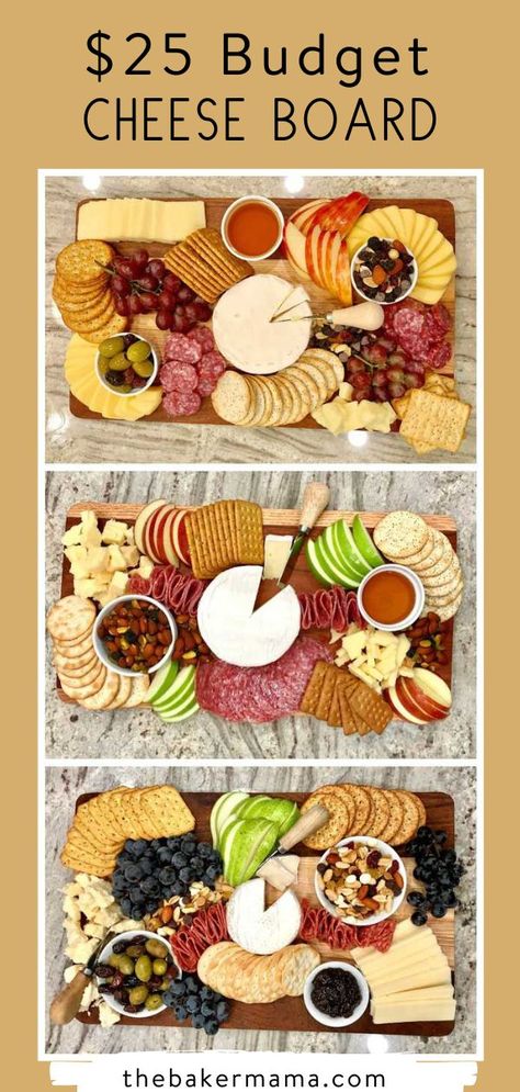 Building a great cheese board doesn’t have to be crazy expensive to look and taste impressive. I’m here to show you how to build a $25 Budget Cheese Board that is beautiful and delicious cheese. You can easily create charcuterie boards on a budget of about $25 with ingredients from either Trader Joe’s, ALDI or Target. Keep in mind, prices vary by location so you might find things more expensive or hopefully cheaper based on where you live. Homemade Cheese Board, How To Build A Cheese Board, Beginner Cheese Board, Budget Cheese Board, Cracker And Cheese Board, Charcuterie How To Build, Creating A Charcuterie Board, Cheap Cheese Board, Trader Joe’s Appetizer Board