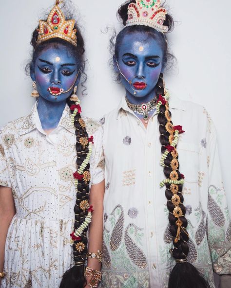 See Instagram photos and videos from ASHISH (@ashish_uk) Religious Illustration, Indian Photoshoot, Indian Inspired, Fantasy Makeup, Pics Art, Fashion Pictures, Madonna, Editorial Fashion, Face Paint