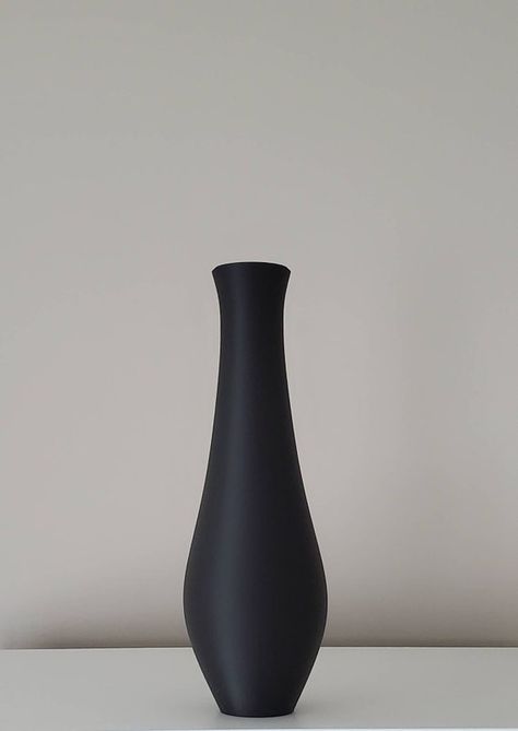 Black Bud Vase, Modern Man Cave, Aluminum Vase, Black And White Vase, Black Vase, Mini Vase, Modern Vase, Beautiful Vase, Small Vase