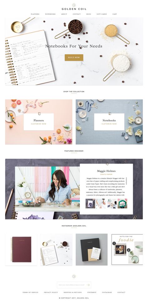 Notebook Website Design, Website Design Ecommerce, Landing Page Design Inspiration, Best Landing Page Design, Canva Website, Theme Template, Ecommerce Design, Creative Lifestyle, Crate Paper