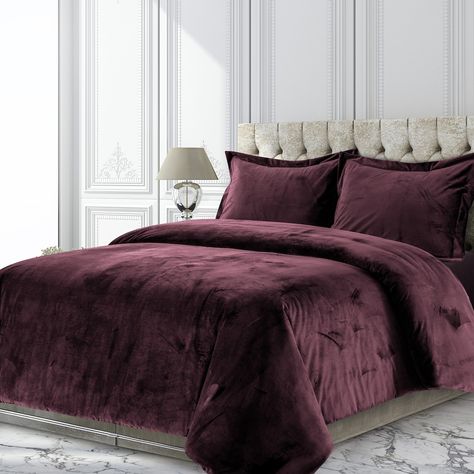 Dark purple girls bedroom