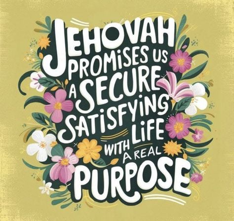 Jehovah Witness Paradise, Jw Friends, Jw Library, Jw Quotes, Encouraging Bible Quotes, Worship Ideas, Jehovah Quotes, Jehovah Witness Quotes, Jehovah Witness