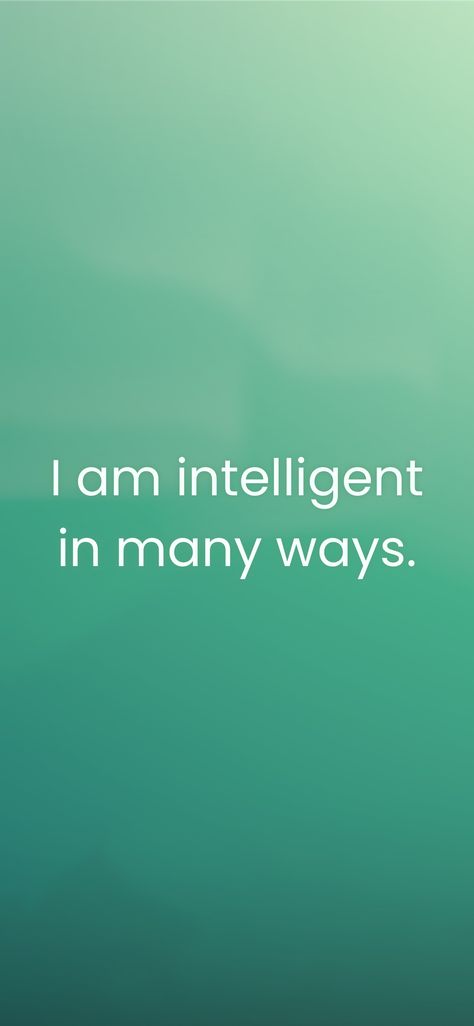 I Am Intelligent Affirmations, Intelligent Wallpaper, Intelligent Affirmations, Intelligence Affirmations, I Am Intelligent, Pretty Qoutes, Vision Board Book, I Am Smart, Words That Describe Me