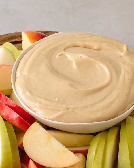 Apple dip is a rich, sweet and creamy fruit dip made with just 3 ingredients. This cream cheese fruit dip with brown sugar and vanilla is made in under 5 minutes using 4 simple ingredients. With hints of caramel flavor, it makes the best dip to pair with your favorite fall fruit. Homemade Apple Dip, Caramel Apple Fluff Dip, Easy Sweet Dip Recipes, Fall Apple Dip, Easy Dips For Apples, Fluffy Caramel Apple Dip, Fruit Dip For Apples, Dips For Apples, Easy Apple Dip 3 Ingredients