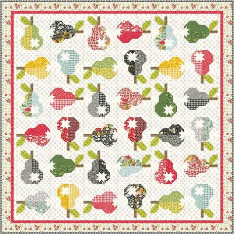 Richy Lainson Jr. on Instagram: "Just look how fun this Pear Toss quilt looks in different prints. 

1 - Fruit Loop and Grunge Hits the Spot by @official_basicgrey 

2 - Strawberry Lemonade by @aquiltinglife and @chelsistratton 

3 - Ridgewood by @minickandsimpson 

Swipe to see them all, fabrics are from @modafabrics 

What are you going to make Pear Toss with? I’d love to know!

#peartossquilt #apqmagazine #spazzycatdesigns #modafabricandsupplies #modafabrics" Wool Felting, Fruit Loops, Strawberry Lemonade, Basic Grey, Moda Fabrics, The Spot, Quilt Blocks, Wool Felt, Lemonade