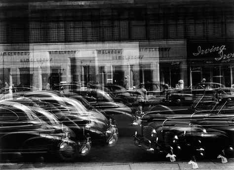 Harry Callahan. 'Detroit' 1943 PATTERN Laura Makabresku, Straight Photography, Harry Callahan, Saul Leiter, American Photography, Walker Evans, William Eggleston, Getty Museum, Multiple Exposure