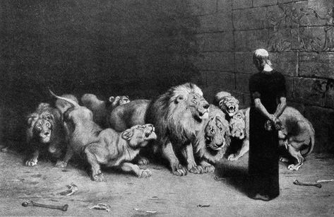 06 Daniel 06 - Daniel in the Den of Lions | Frank Zimmerman | Flickr Daniel In The Bible, Daniel And The Lions Den, Pagan Culture, Daniel In The Lion's Den, Bible Tools, Christian Articles, Fiery Furnace, Daniel And The Lions, Daniel 3