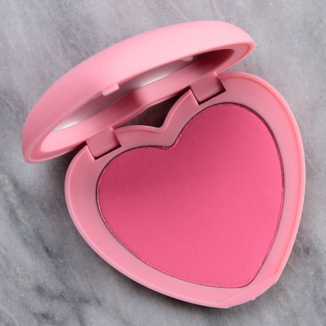 Colour Pop Blush, Color Pop Heart Blush, Color Pop Blush, Cool Toned Blush, Colourpop Blush, Products Aesthetic, Makeup List, Cupids Bow, Blush On