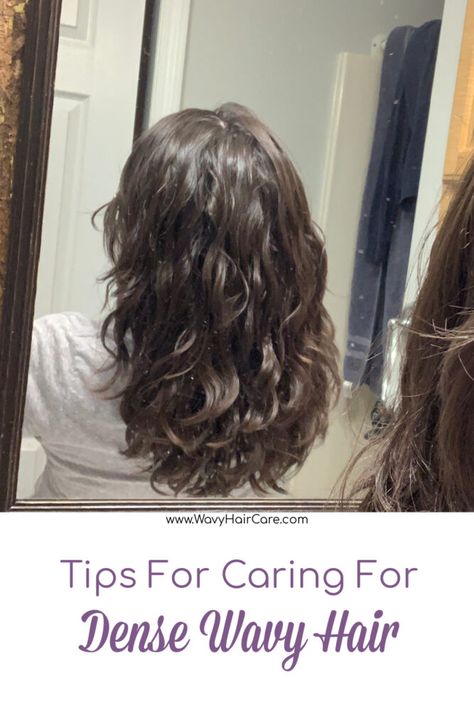 All About Dense Wavy Hair - Wavy Hair Care Wavy Hair Tips, Veil Updo, Dense Hair, A Lot Of Hair, Wavy Hair Care, Triangle Hair, Thick Wavy Hair, Cathedral Veil, Wavy Curly Hair