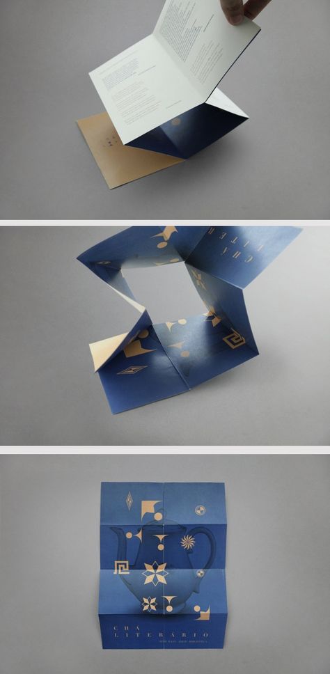 Cut_and_fold Brochure Folds, Buch Design, Dm Design, Graphisches Design, Creative Brochure, Leaflet Design, Booklet Design, Brochure Layout, Design Brochure