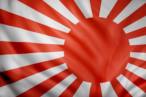 Japanese Empire Flag, Japan Empire Flag, Japan Flag Art, Rising Sun Flag, Japanese Empire, Imperial Japan, Japan Graphic Design, Assassins Creed Art, Japan Flag