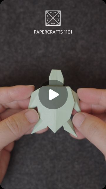 How To Make A Turtle Crafts, Origami Bird Easy Step By Step, Origami Turtle Step By Step, Origami Crocodile, Origami Tortoise, Turtle Origami, Akira Yoshizawa, Origami Bird Easy, Paper Turtle