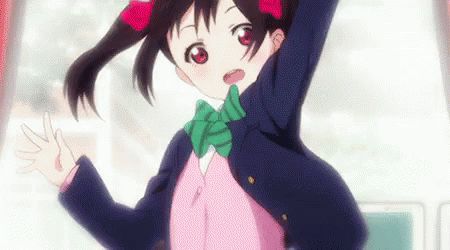 Nico Nico Nii, Live Gif, Anime Gifs, Japon Illustration, Love Gif, Anime Kawaii, All Anime, An Anime, Anime Love