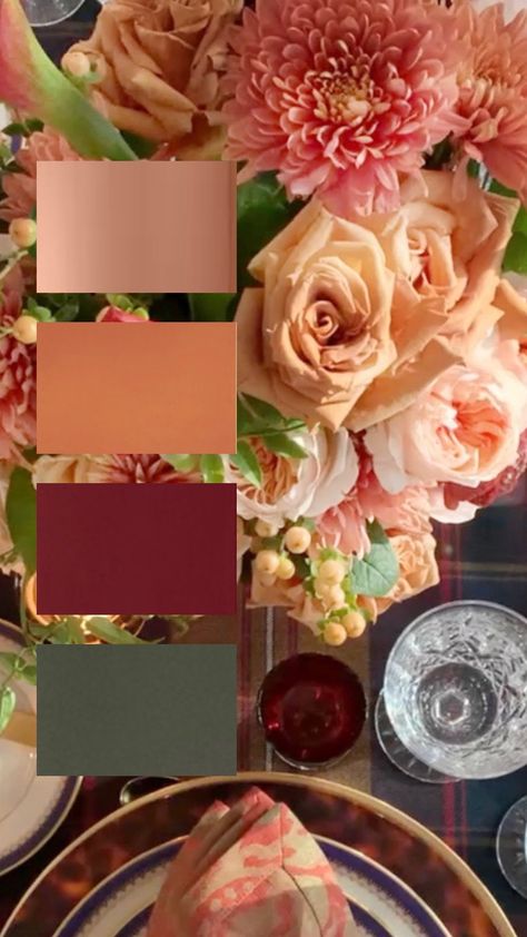 Pantone Color 2024, Moody Tablescape, 2024 Color Trends, 2024 Colors, Pantone 2024, Moody Design, Moody Colors, Holiday Tablescape, House Colours