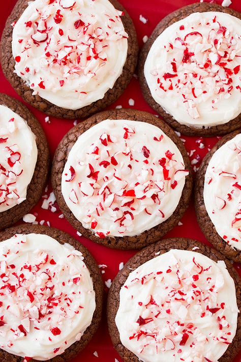 Peppermint Brownie Cookies, Peppermint Brownie, Christmas Abbott, Best Christmas Cookie Recipe, Peppermint Brownies, Cookies From Scratch, Delicious Christmas Cookies, Easy Christmas Cookie Recipes, Christmas Cookie Recipes