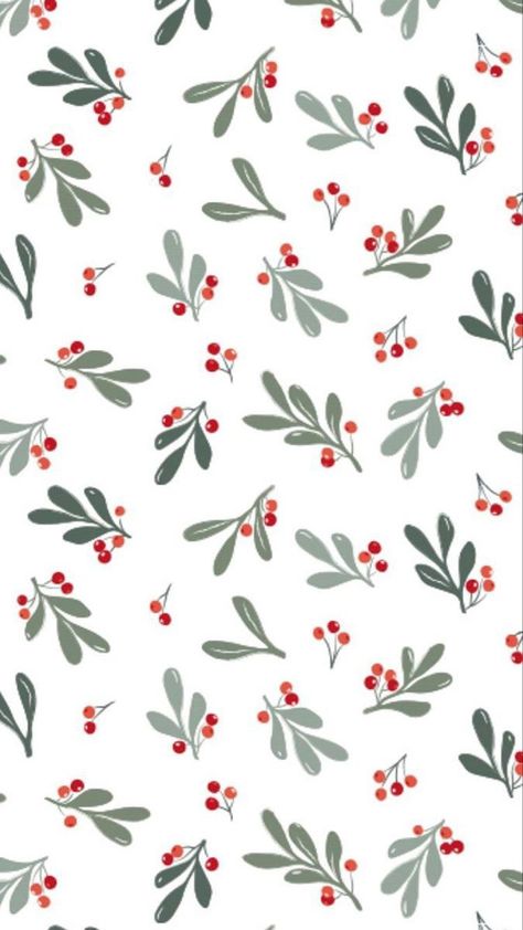 Pretty Christmas Backgrounds, Red And White Christmas Aesthetic Wallpaper, Christmas Patterns Aesthetic, Christmas Floral Background, Christmas Patterns Wallpaper, Christmas Flower Wallpaper, Christmas Astethic Pictures, Simple Christmas Pattern, Christmas Aesthetic Pattern