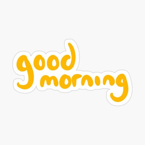 Doodles, Logos, Good Morning Stickers, Morning Stickers, Digital Planning, Cal Logo, Good Morning, My Art, Awesome Products