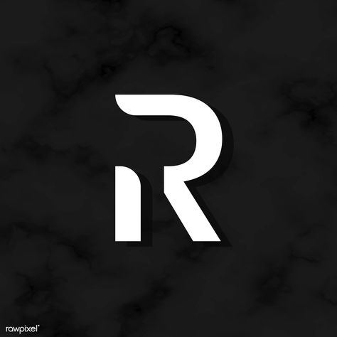 Capital letter R modern typography vector | premium image by rawpixel.com / Aew Capital R, R Letter, Single Letter, Capital Letters, Modern Typography, Letter R, Logo Fonts, Lettering Fonts, Free Illustrations