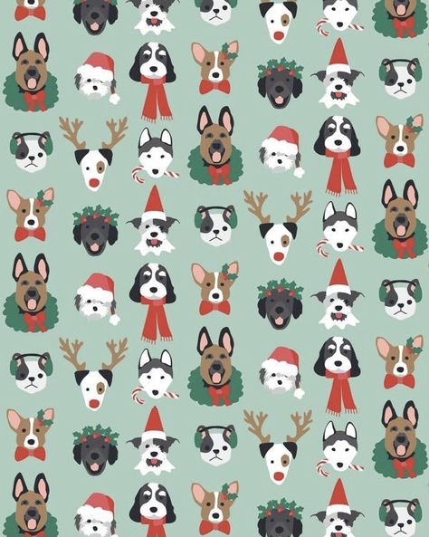 Dog Christmas Wallpaper, Christmas Dog Wallpaper, Innovative Embroidery, Winter Desktop Background, Christmas Wallpaper Ipad, Watercolor Christmas Cards Diy, Scottish Christmas, Christmas Scrapbook Paper, December Wallpaper