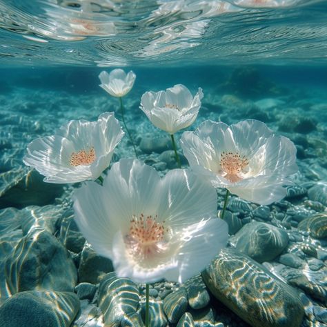 Lаиↁѕссарэ on Tumblr: Image tagged with landsccape, paradise, nature Tumblr, Underwater Flowers, Galaxy Flowers, Underwater Wallpaper, Ocean Plants, Sea Flowers, Underwater Plants, Water Aesthetic, Water Nymphs