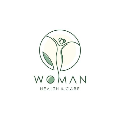 Health And Beauty Logo Design, Womens Health Logo, Woman Icon Logo, Women Logo Design Ideas, Self Care Logo, Wellness Logo Design Inspiration, Health Logo Ideas, Health And Beauty Logo, Beauty Logo Ideas