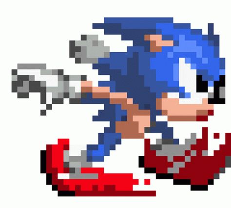 Sonic Running Sticker - Sonic Running - Discover & Share GIFs Sonic Running Gif, Sonic Running, Sonic Gif, Epic Gif, Sonic Anime, Running Gif, Sonamy Comic, Sonic Mania, Hedgehog Movie